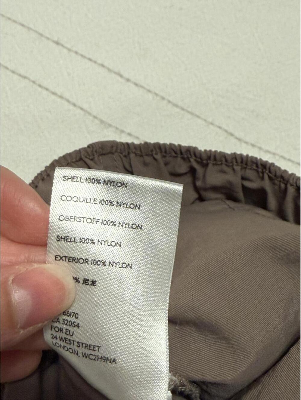 Urban Outfitters BDG Nylon Cargo Pants Women's S Taupe Elastic Waist Wide Leg - Picture 6 of 8